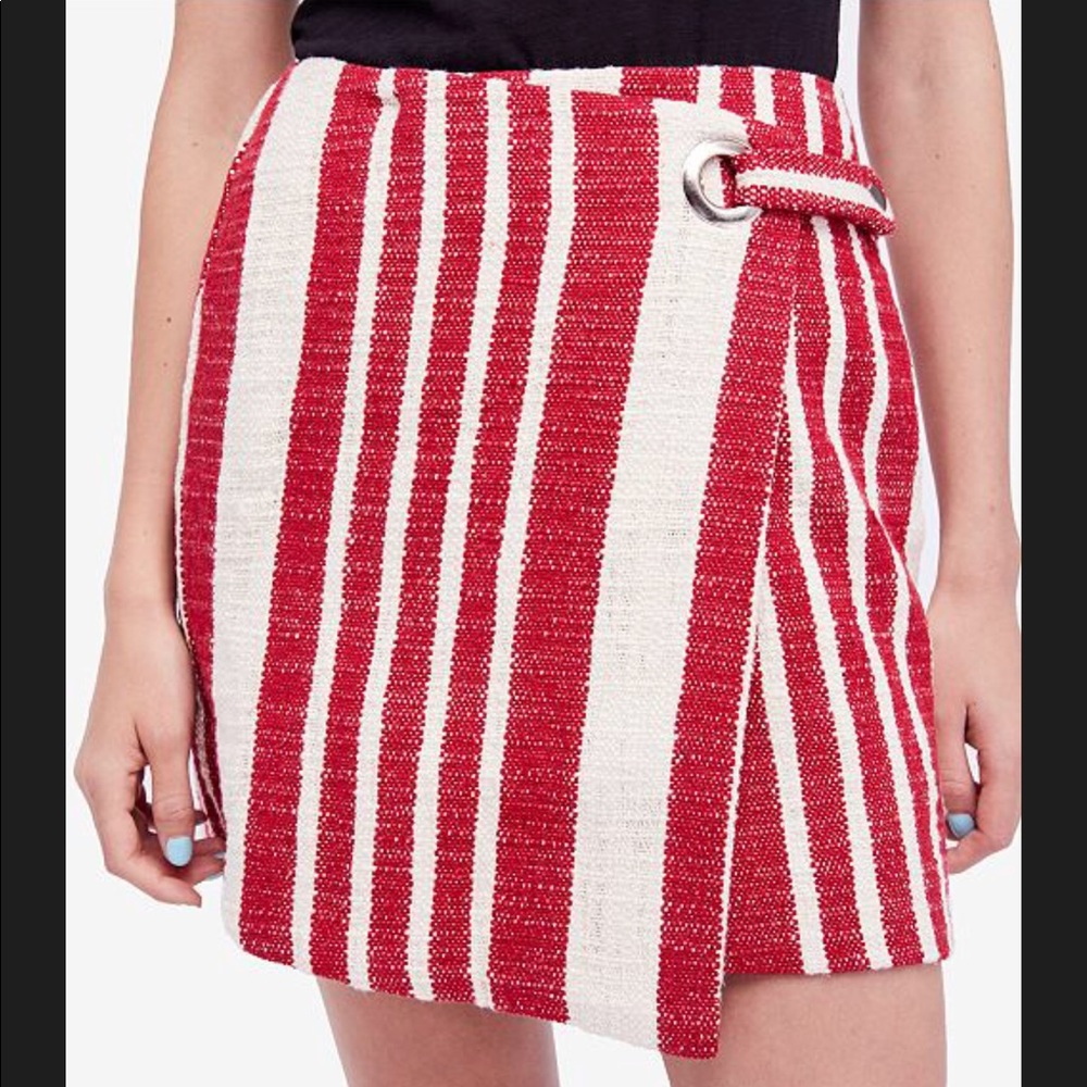 NWT🍰Free People Wrap Mini Skirt